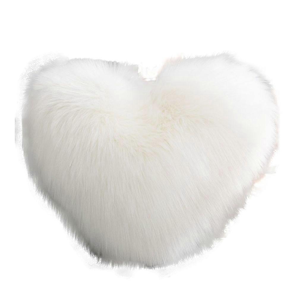 Fur-like heart-shaped pillow is necessary for Valentine's Day and Mother's Day. Love-shaped pillow.