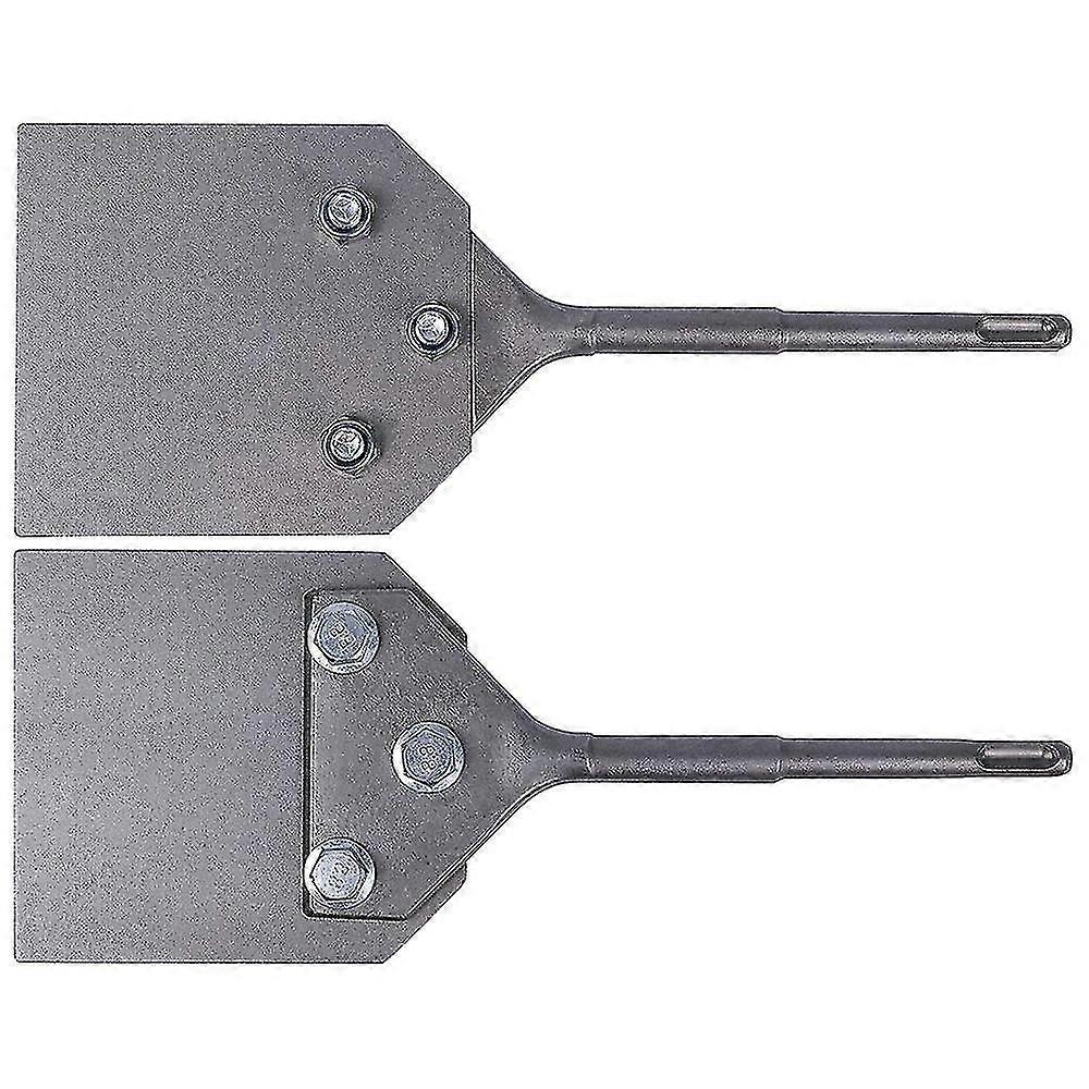 4 Inch Wide Tile Flakes And Adhesive Removal Blades-suitable For Sds-plus Demolition Hammers And Ham