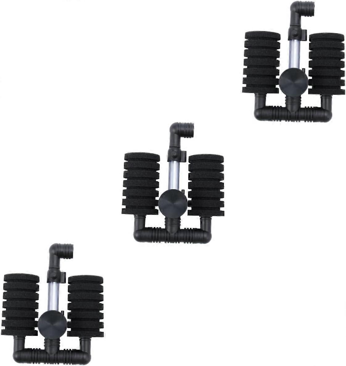 Fish Tank Filters Sponge Filters Fish Tank Sponge Filter Small Fish Tank Filter Double Sponge Filter Biochemical Sponge Filter Filter for Fish Bowl Aq