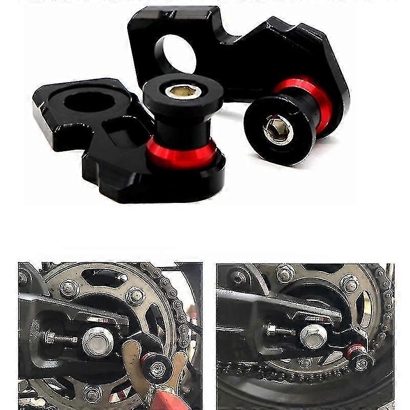 Motorcycle Aluminum Chain Adjuster Block Rear Swingarm Spools For Cb650f Cbr650f 2014-2019 Cb650r 2