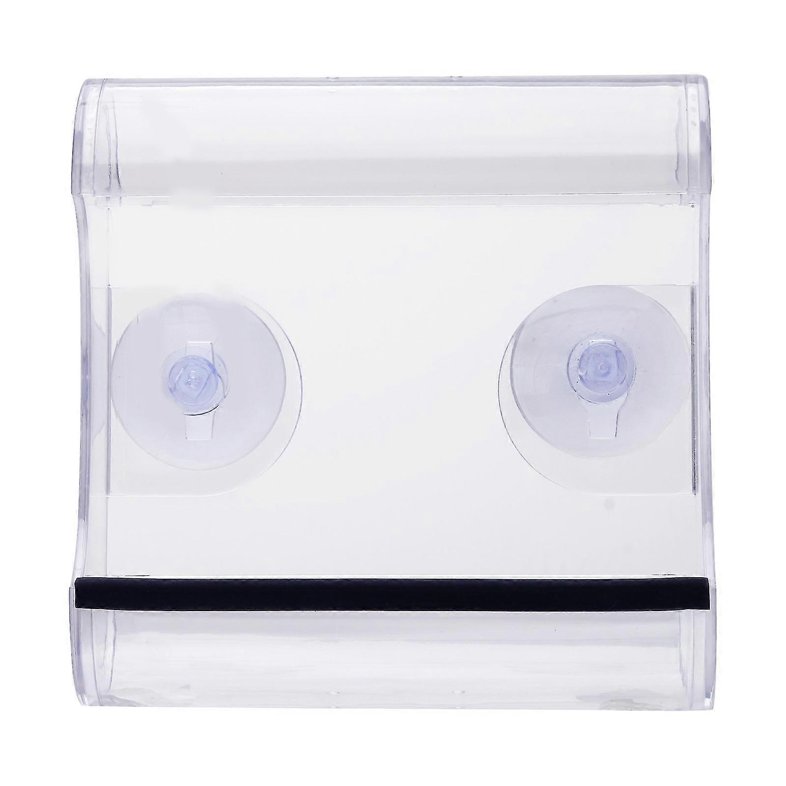 Clear Glass Window Viewing Bird Feed Hotel Table Seed Hanging Suction