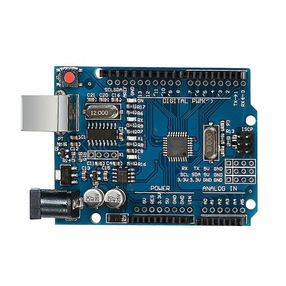 UNOR3 Motherboard With Micro Wire ATmega328P Single Chip, Computer Maker Programming Module Compatible With Arduino Development Board