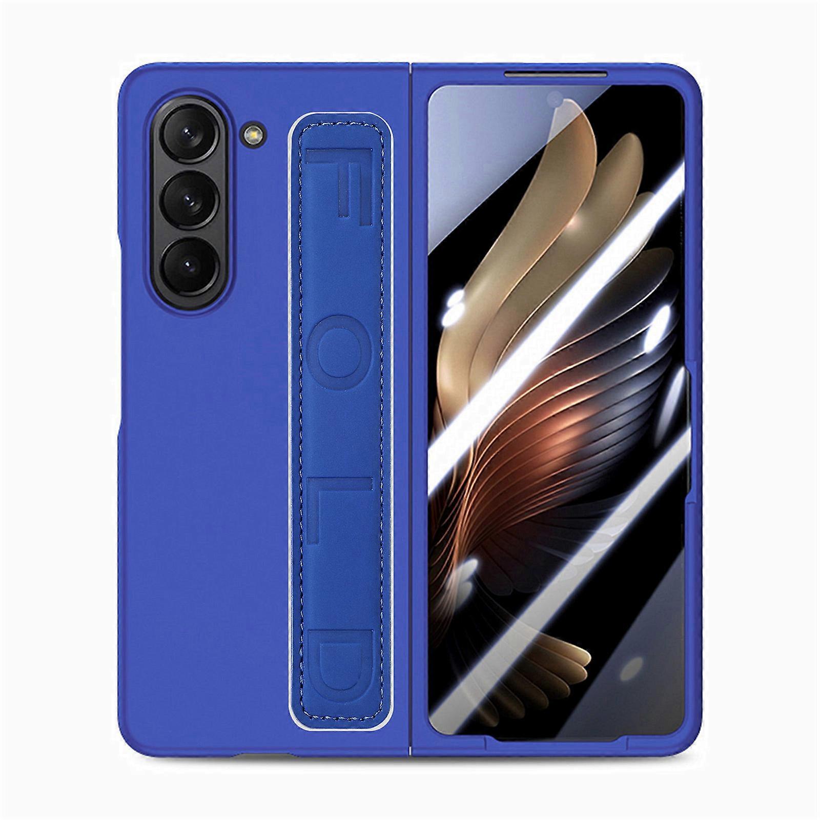 Hand Strap Case for Samsung Galaxy Z Fold 6, Ultra Slim & Thin Shockproof Hard PC Protective Case for Galaxy Z Fold 6 Strap Case