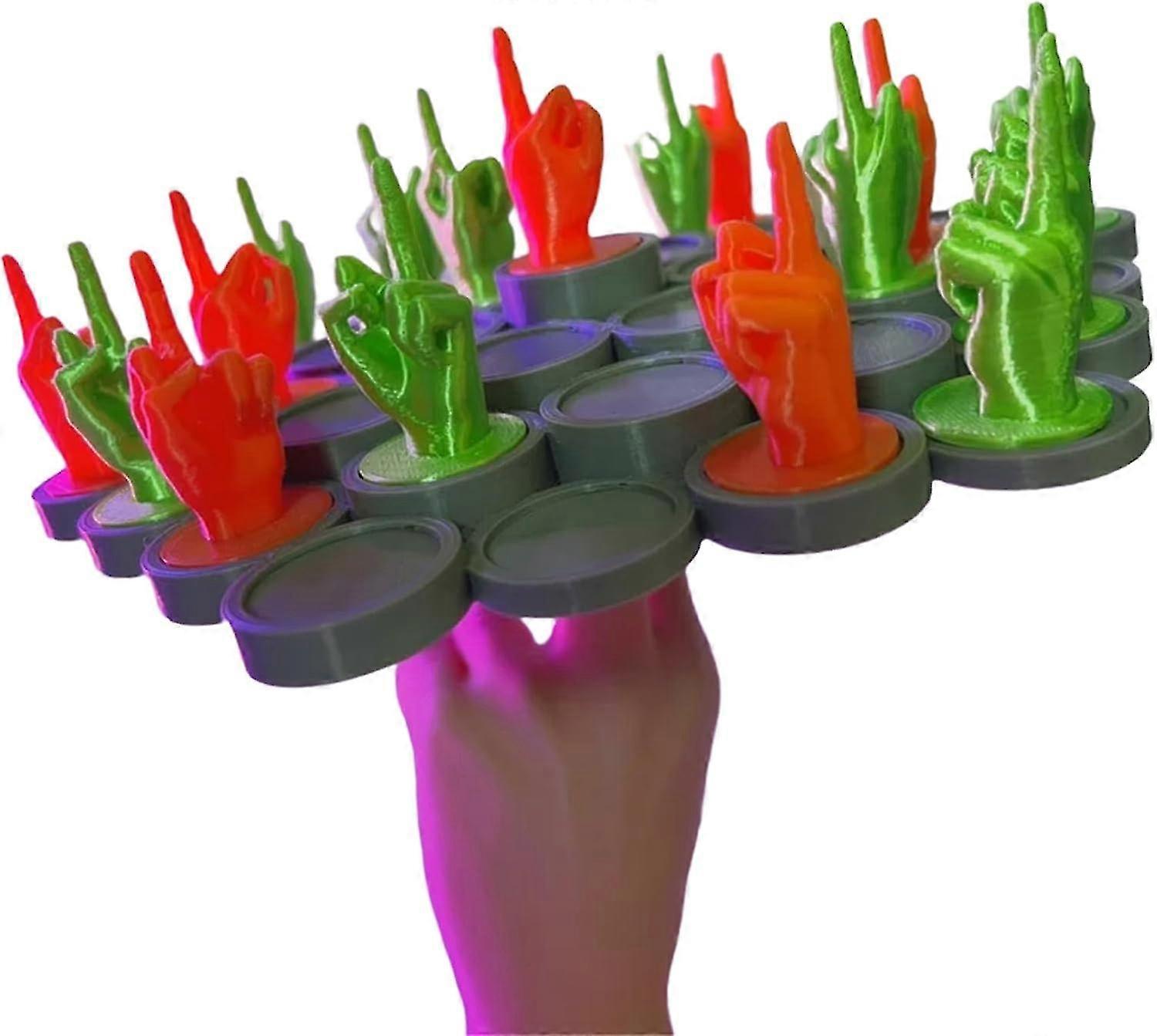 Middle Finger Balance Game, Funny Balance Board Game Set, Two Player Balance Game Interactive, Board Table Game for Party