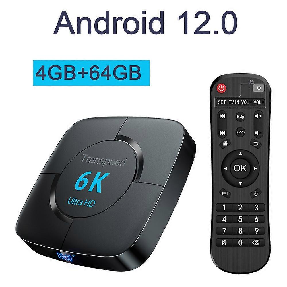 Android 12.0 Allwinner H618 TV Box HDR10+ Dual Wifi WIFI6 BT5.0 Quad Core 8K 6K 4K H.265 Media Player Set top box