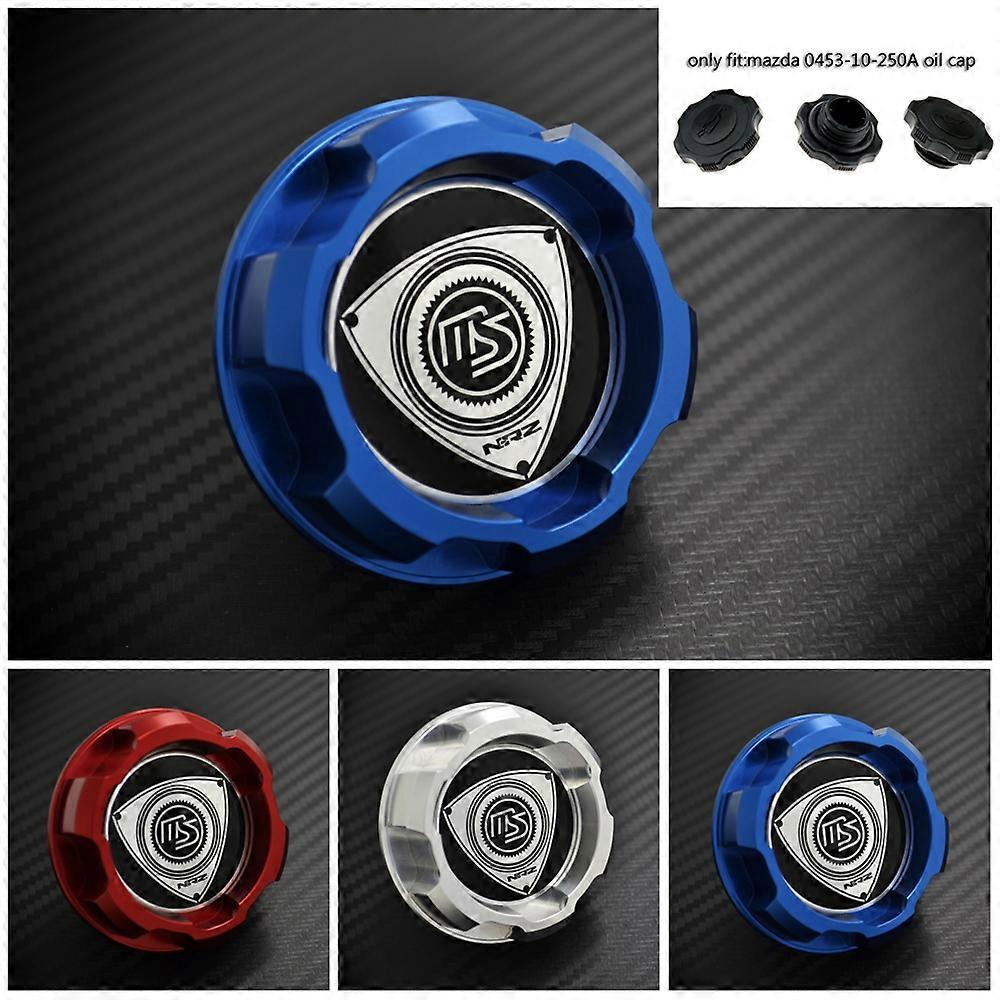 Gunmetal Aluminum Oil Filler Cap - Fits Mazda RX7 RX8 Miata Protege 323 MX3 (M35 X 4.0)