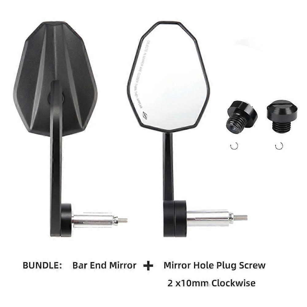 Motorcycle Rearview Mirrors Universal Bar End Mirror For YAMAHA MT07 MT09 MT10 R1 R3 TMAX 530 500 XV125 ATV For Monster 821 gsr