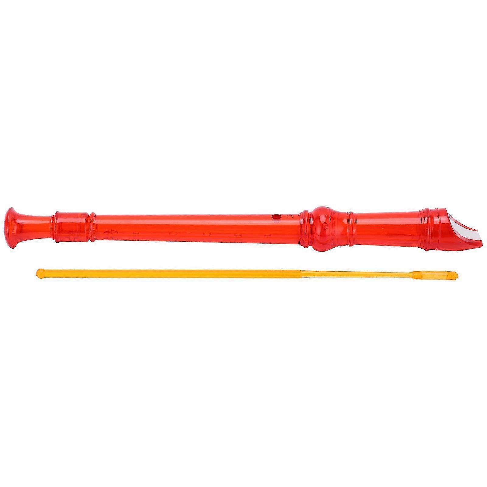 Clarinet Portable ABS Transparent Wind Instrument with Cleaning Rod and Treble Features