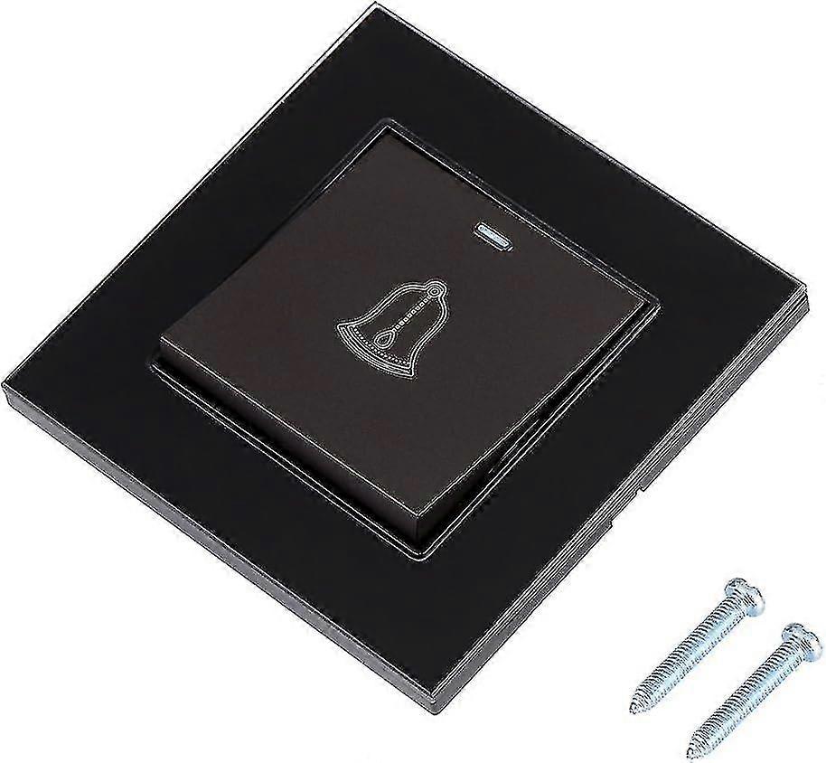 Outdoor Doorbell Button, Doorbell Button, Black