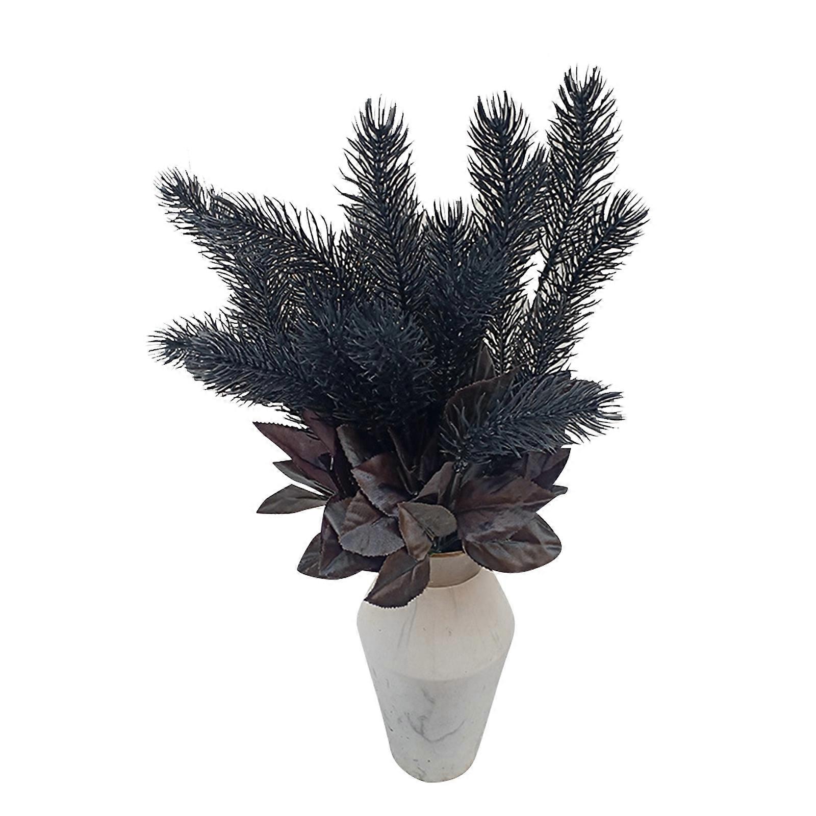 Neue Simulation Kiefer Nadel Gras Schwarz Fünfköpfige Kiefer True Flower Arrangement Dekoration