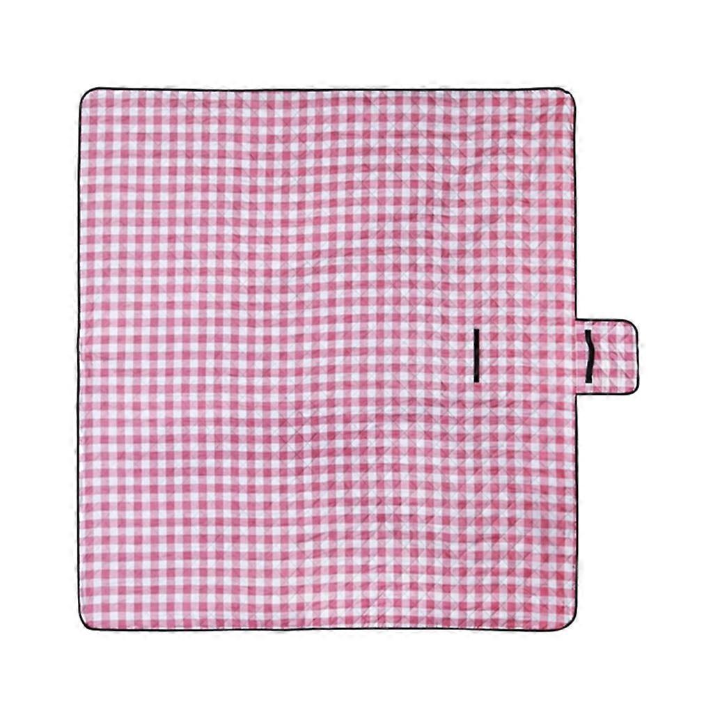 Grid Pattern Ultralight Picnics Mat Pad 3-Layer Picnics Blanket Sandproof