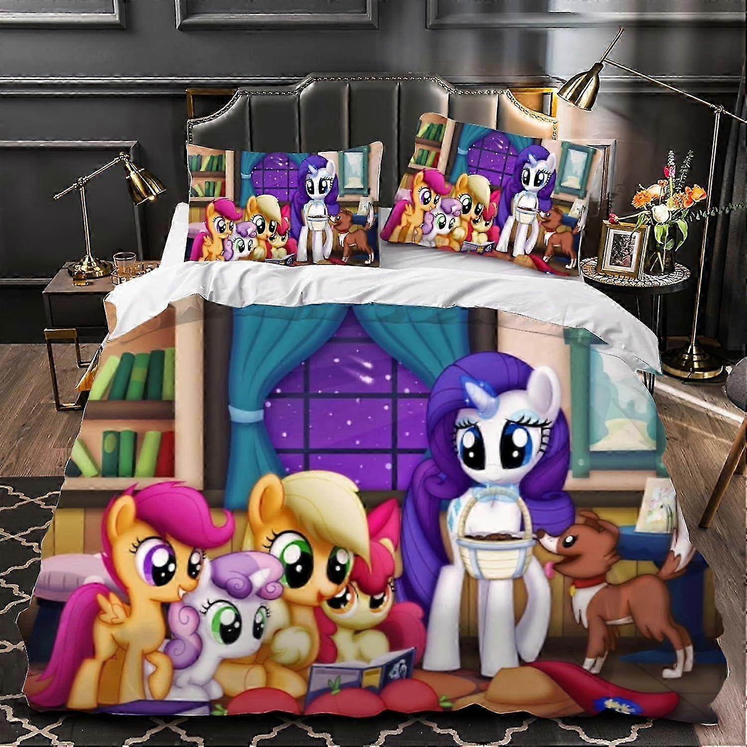 J1994 Bed Sheets 3D Garfield Comforter Cover Set boys Print Bedding set Soft Microfiber Quilt Cover set with Zipper Closure 140x200cm Bed Sheets BBA19