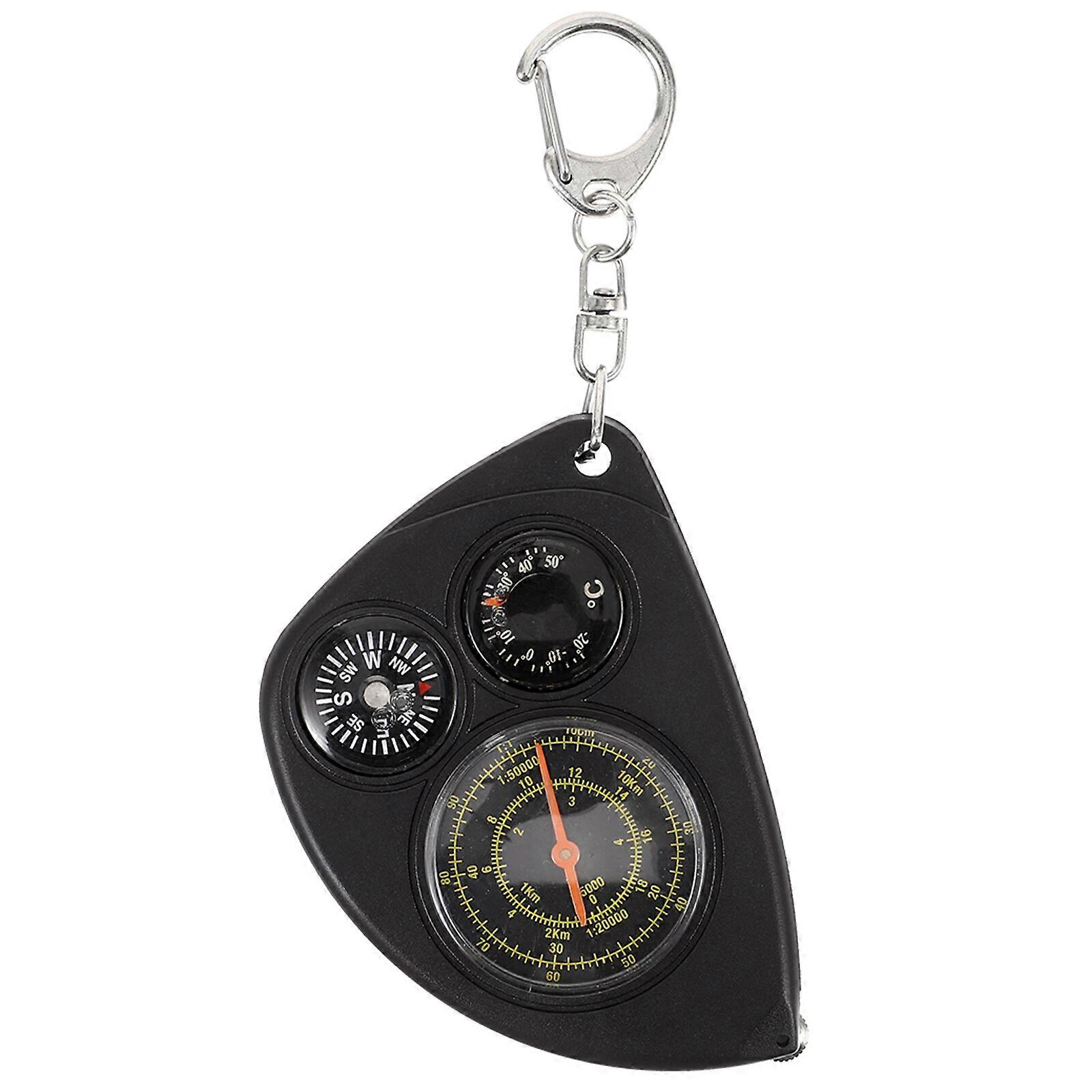 Gauge Camping Compass Metal Measuring Compass Portable Versatile Compass Hiking Compass