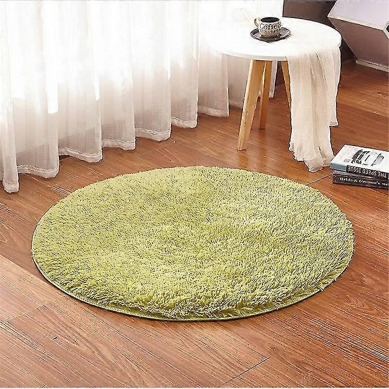 Bademåtte Skridsikker Absorberende Bruser Badeværelse Tæppe Tæppe Rundt Langt Hår