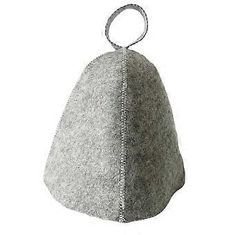 Felt Shower Cap Smooth Thick Bathroom Sauna Absorb Moisture Felt Cap with Hang Loop for Men Women