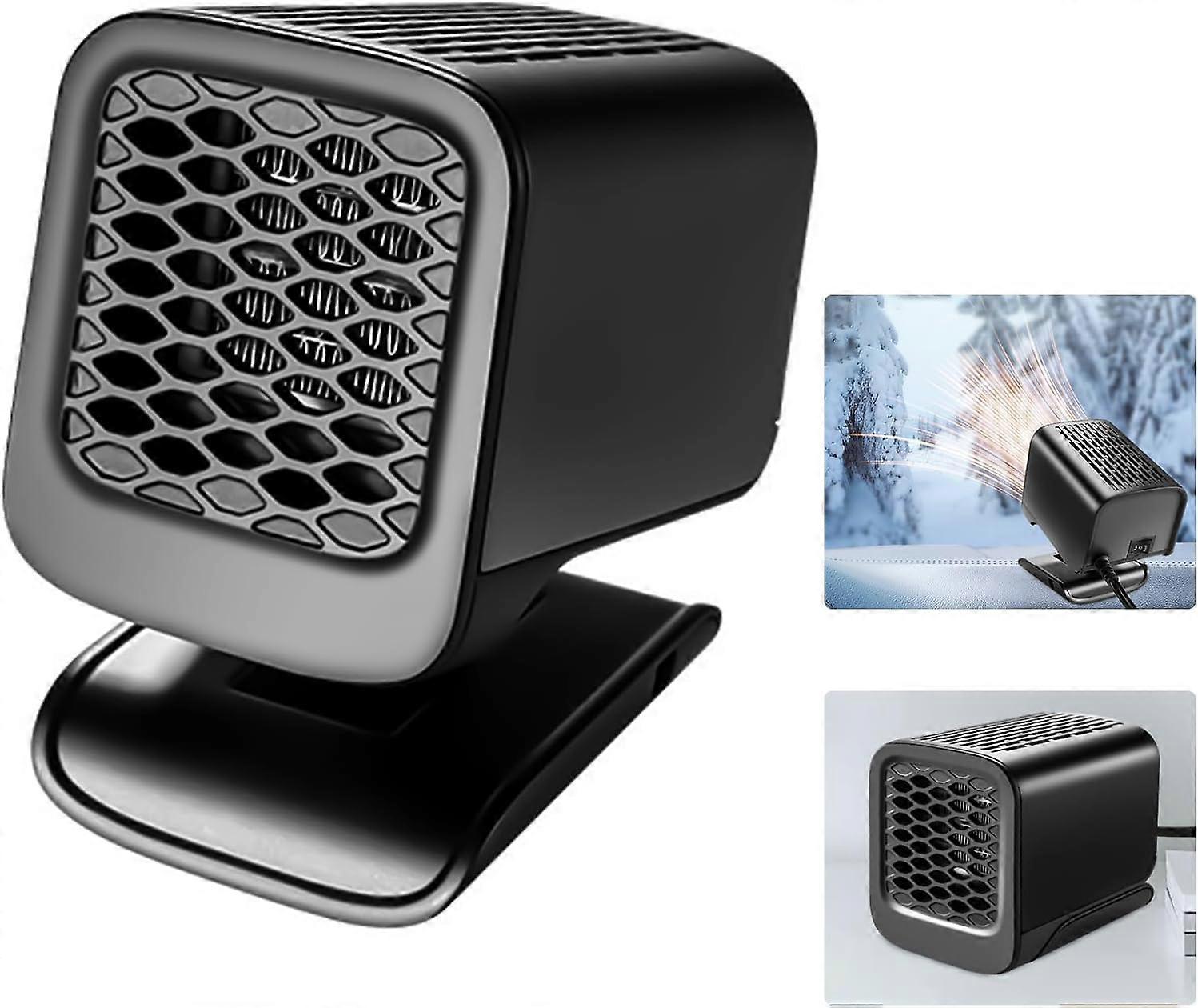 Car Heater, 12V 120W Portable Car Heater Defroster, Vehicle Truck Fan Defroster with 2 in 1 Fast Heating and Cooling Function for Window