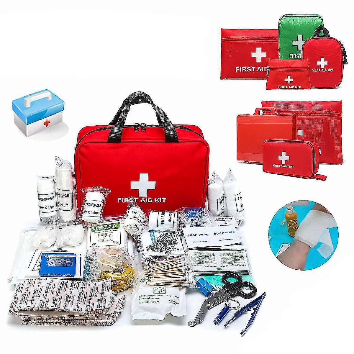 51-300buc Kit portabil de prim ajutor Kit de supravieuire Mini kit de urgen