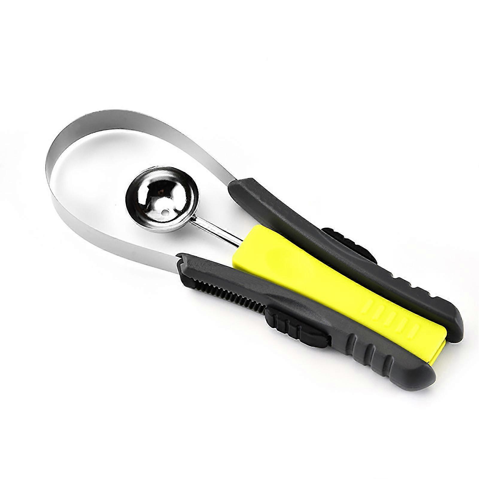 2 In 1 Dig Fruit Scoop Stainless Steel Multi-functional Pulp Separator with Comfortable Handle