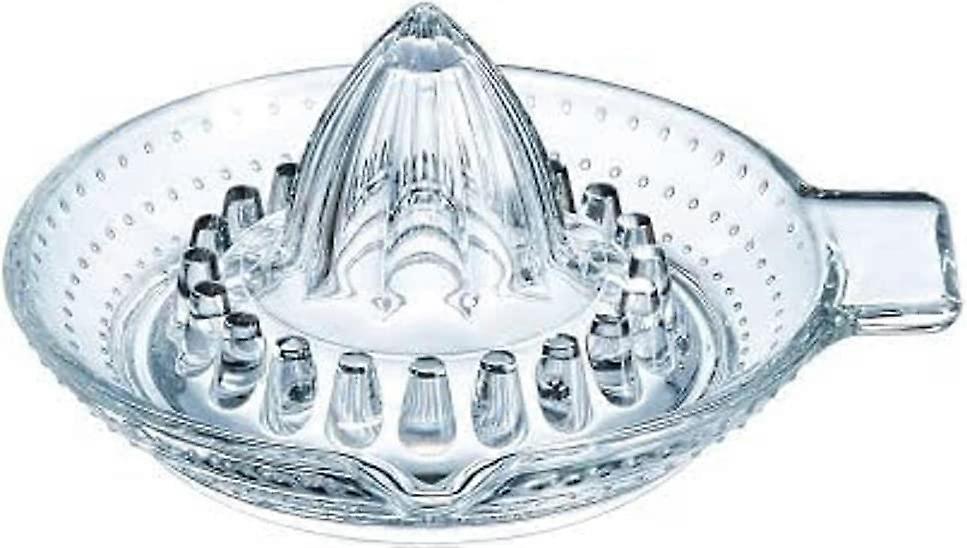 Handmatige citruspers/citroenpers, glas, 14,5 cm