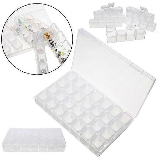 28-Slots diamond painting clear storage box - Storage box