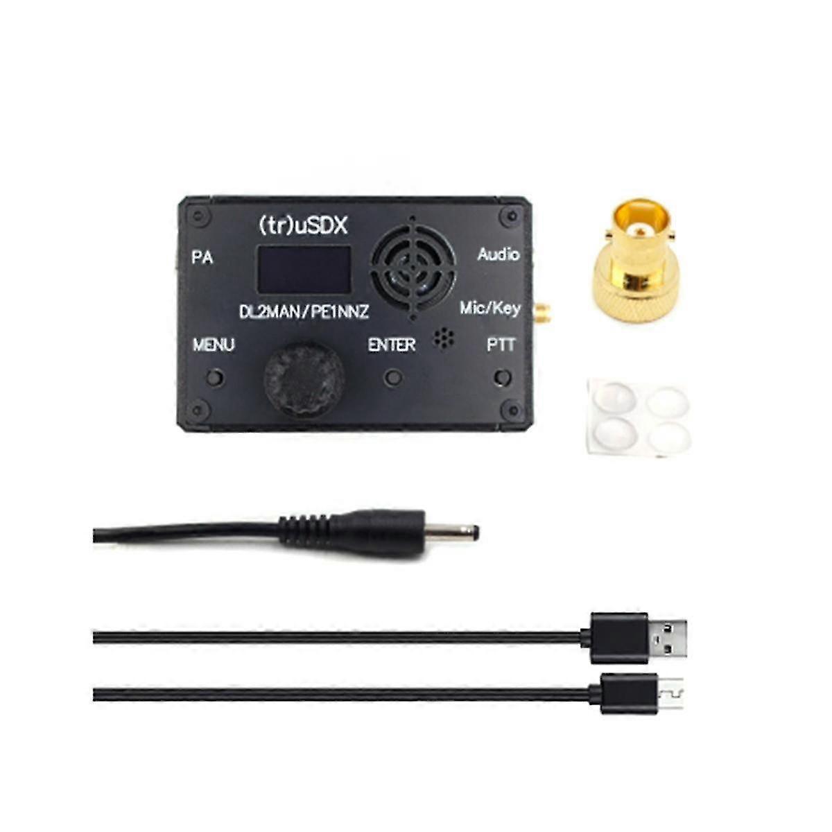 (Tr)USDX Usdx Transceiver 5-Band Multimode CW LSB USB AM FM QRP Transceiver with Case PE1NNZ and DL