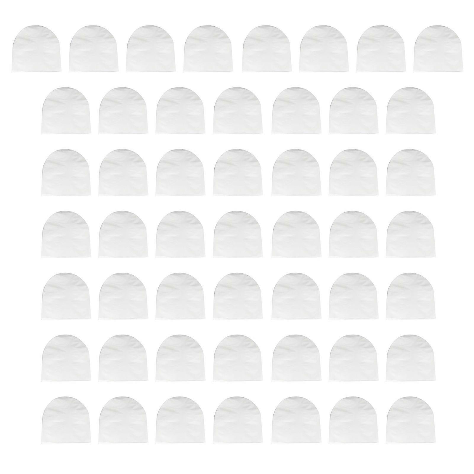 50Pcs Vinyl Record Inner Sleeves Dustproof Scratch-Resistant Anti-Static Plastic Round Bottom EP Protective Sleeves