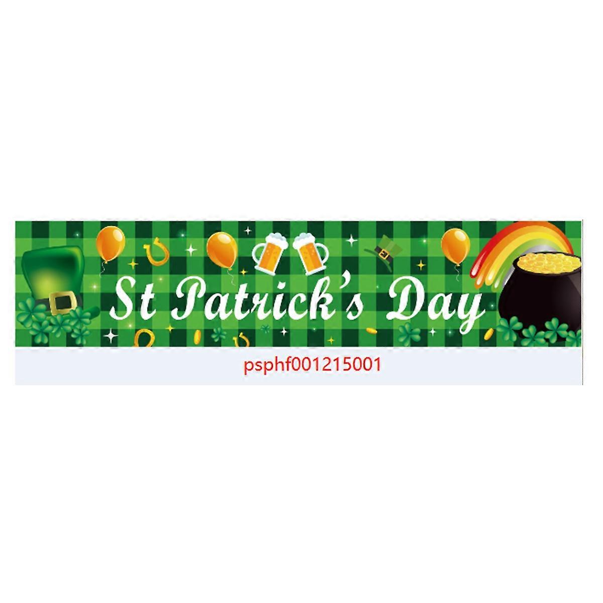 St. Patrick's Day Outdoor Decor Banner - Attractive Design