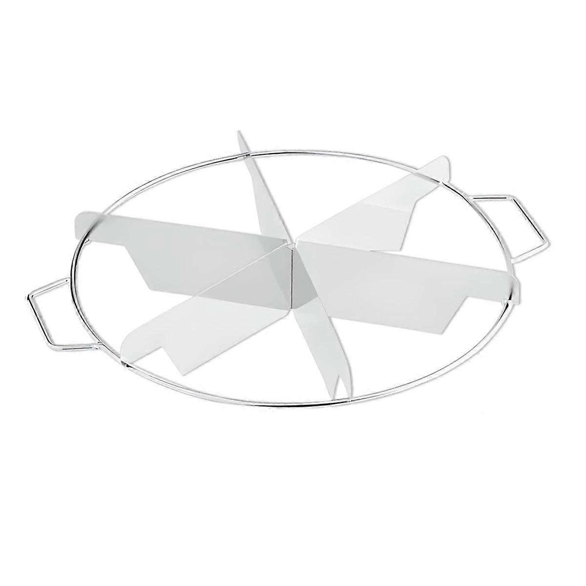 Stainless Steel Pie Cutter 6-Slice Pie Cutter Creates Beautifully Uniform Slices of Pie