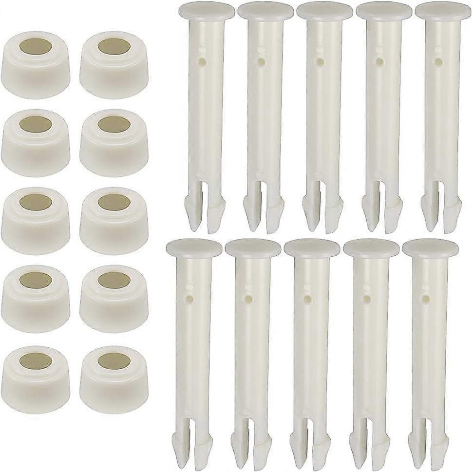 10 Pieces 6cm Plastic Pins for Round Metal Frame Pools Replacement Parts for Pool Joints for Pool Joints, Replacement Spare Parts Joint Pins