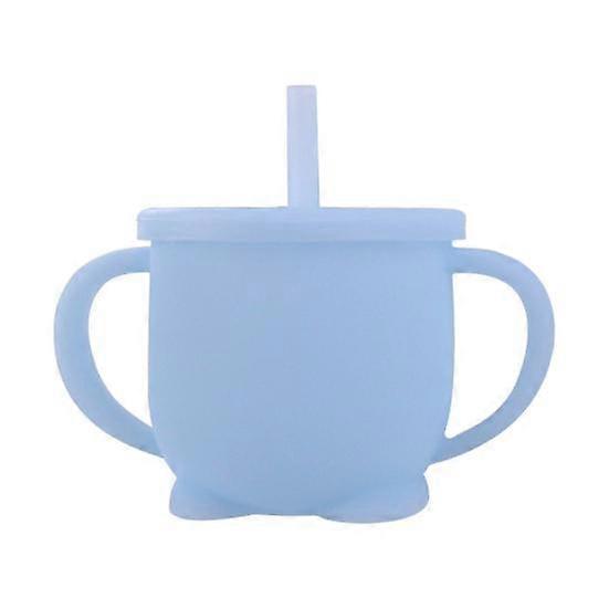 200ML Straw Cup Unbreakable Leakproof Silicone Anti-rupture Toddler Sippy Bottle Kids
