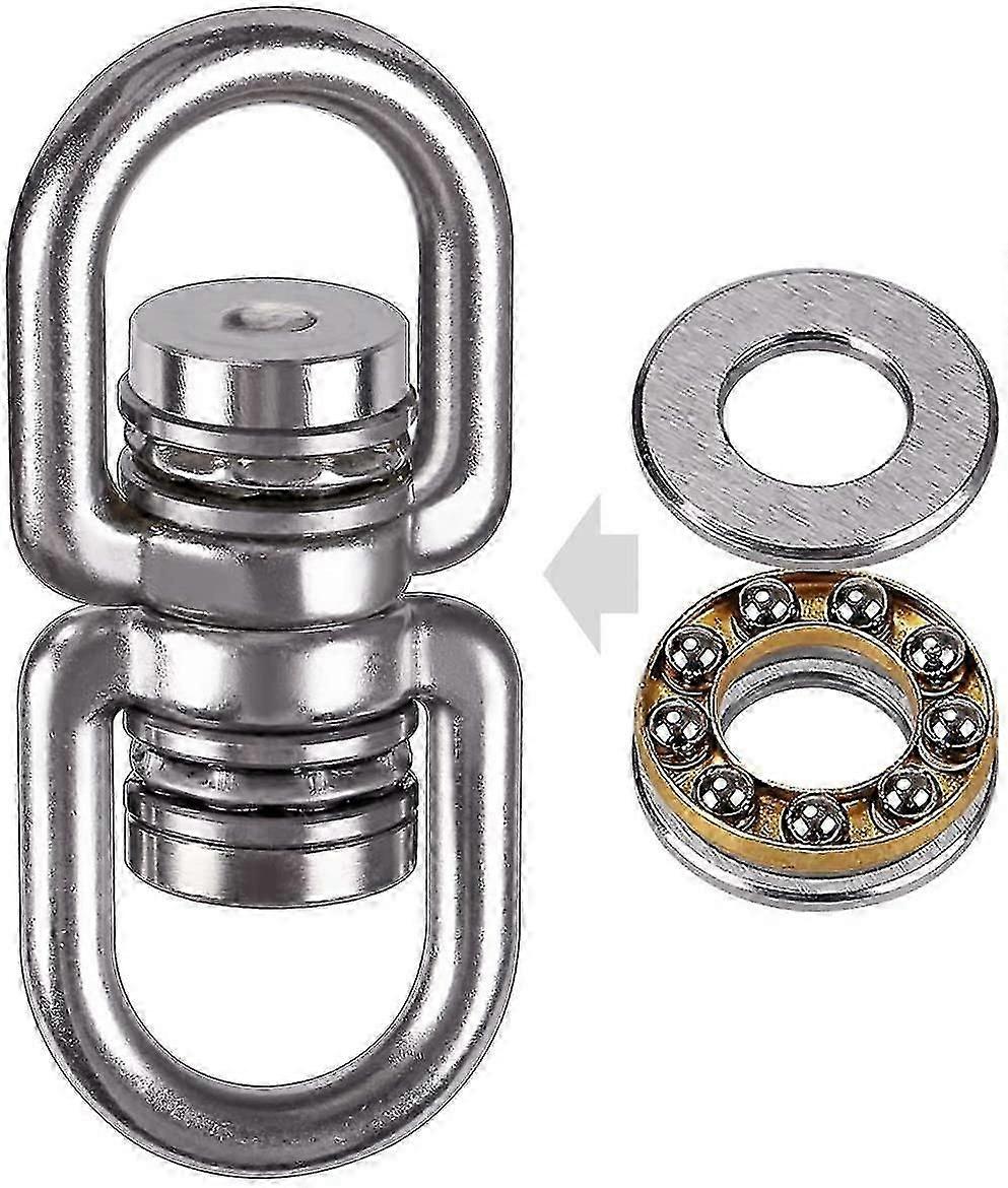 Rustproof Stainless Steel Swivel Permanent, Up To 1200lb 360 Rotating Hanging Attachment