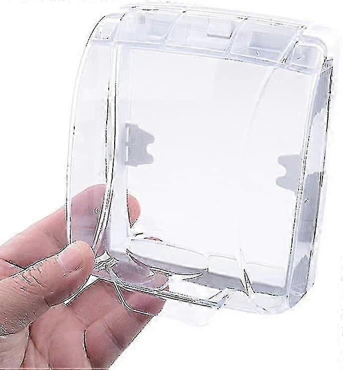 Vattentätt skydd för dörrklockans knapp, genomskinligt skyddsskydd, regnskydd för utomhusdörrklockan