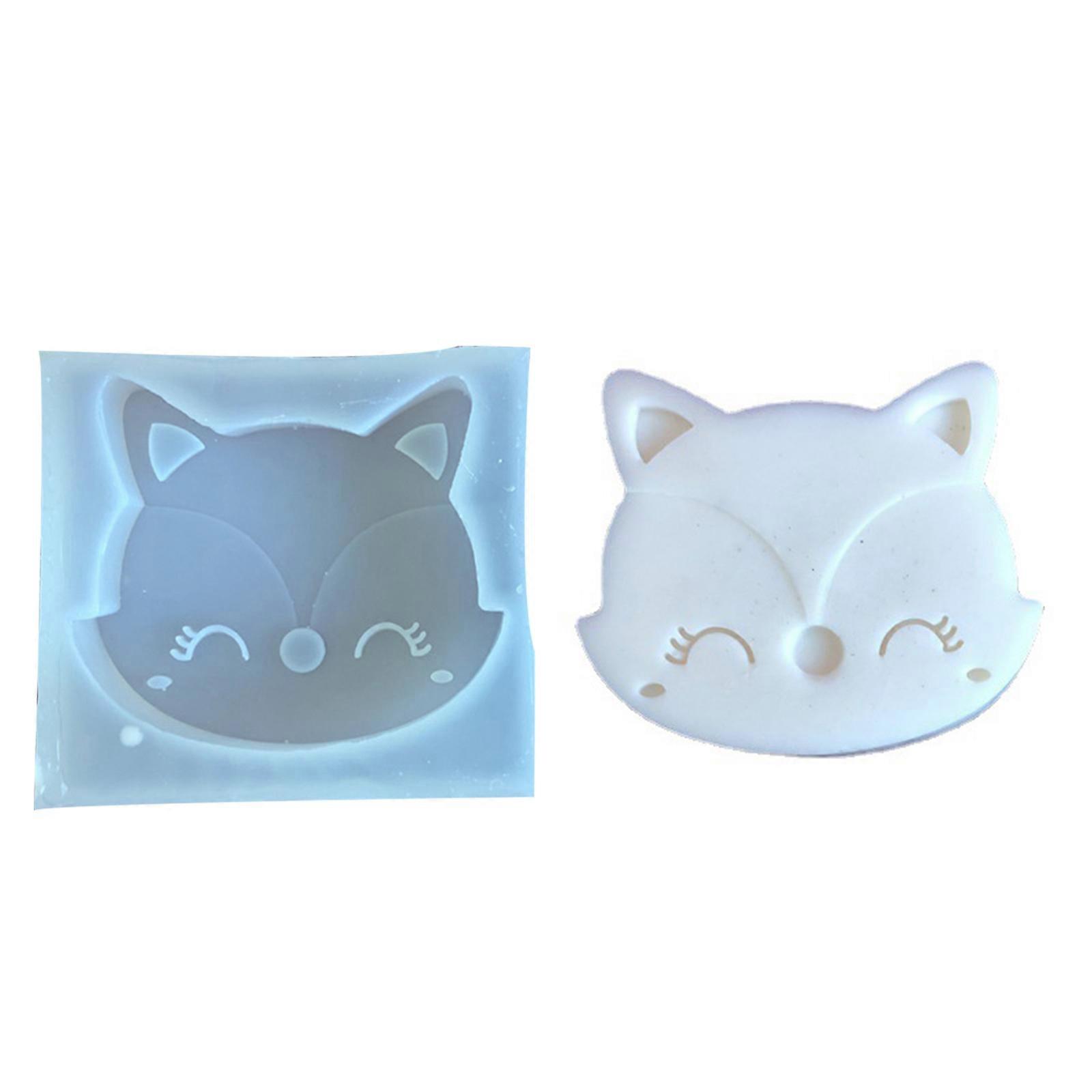 النمر / للقط على شكل كب كيك قوالب سيليكون بسكويت أقراص سكرية قوالب كعكة الديكور صنع قوالب الصابون الحرفية السكر ل با