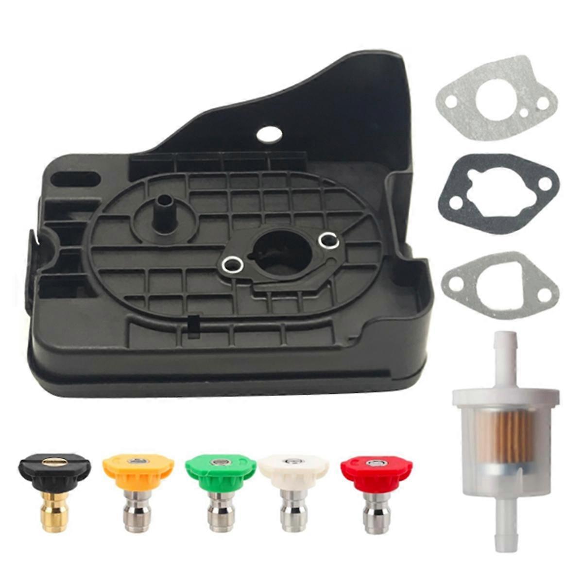 099981133080 Air Filter Cover Assembly with 5pcs Pressure Washer Nozzle Tips for RY802900 2900PSI P