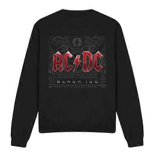 AC/DC Unisex Adult Black Ice Sweatshirt