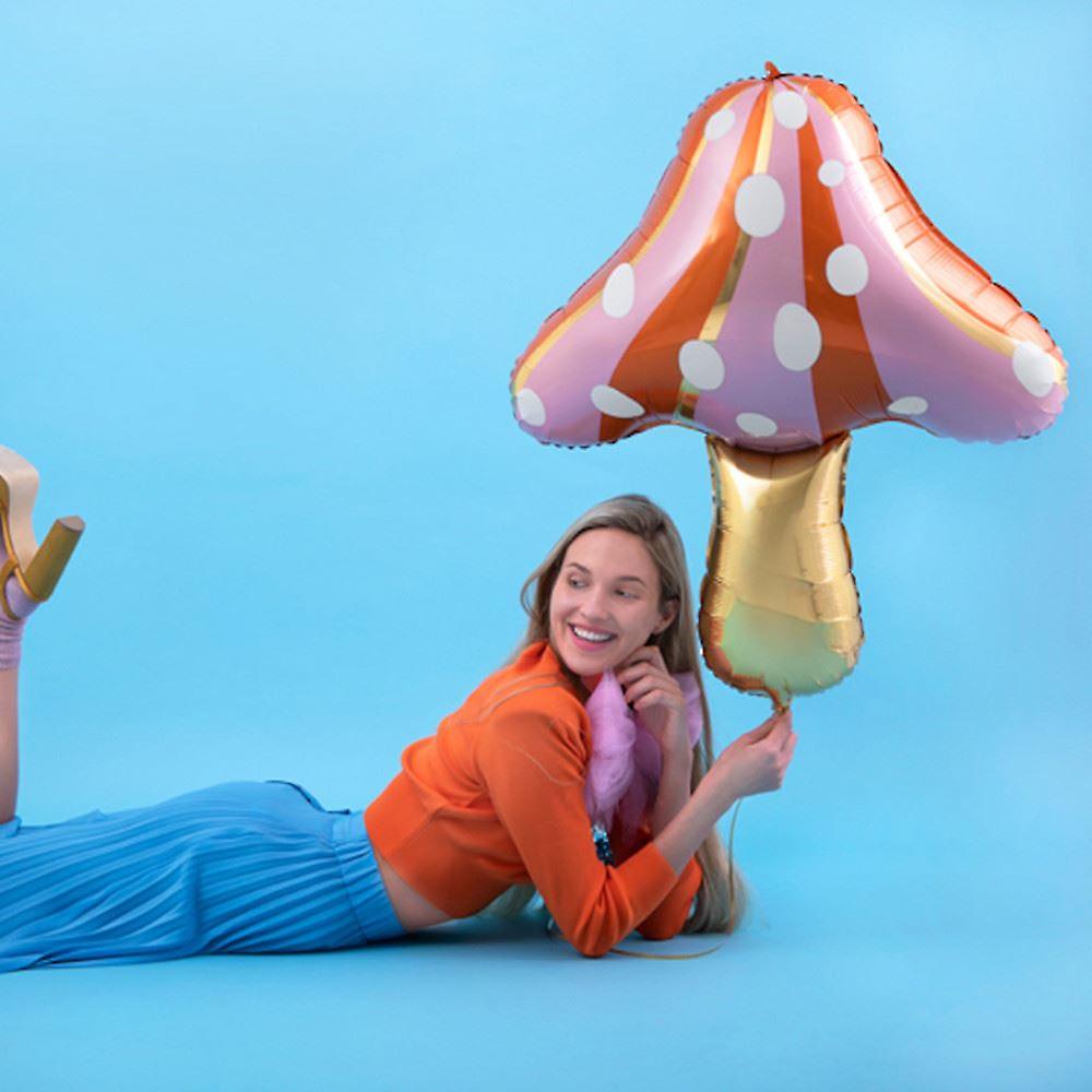 キノコホイルバルーン|ノベルティ子供誕生日パーティーの装飾