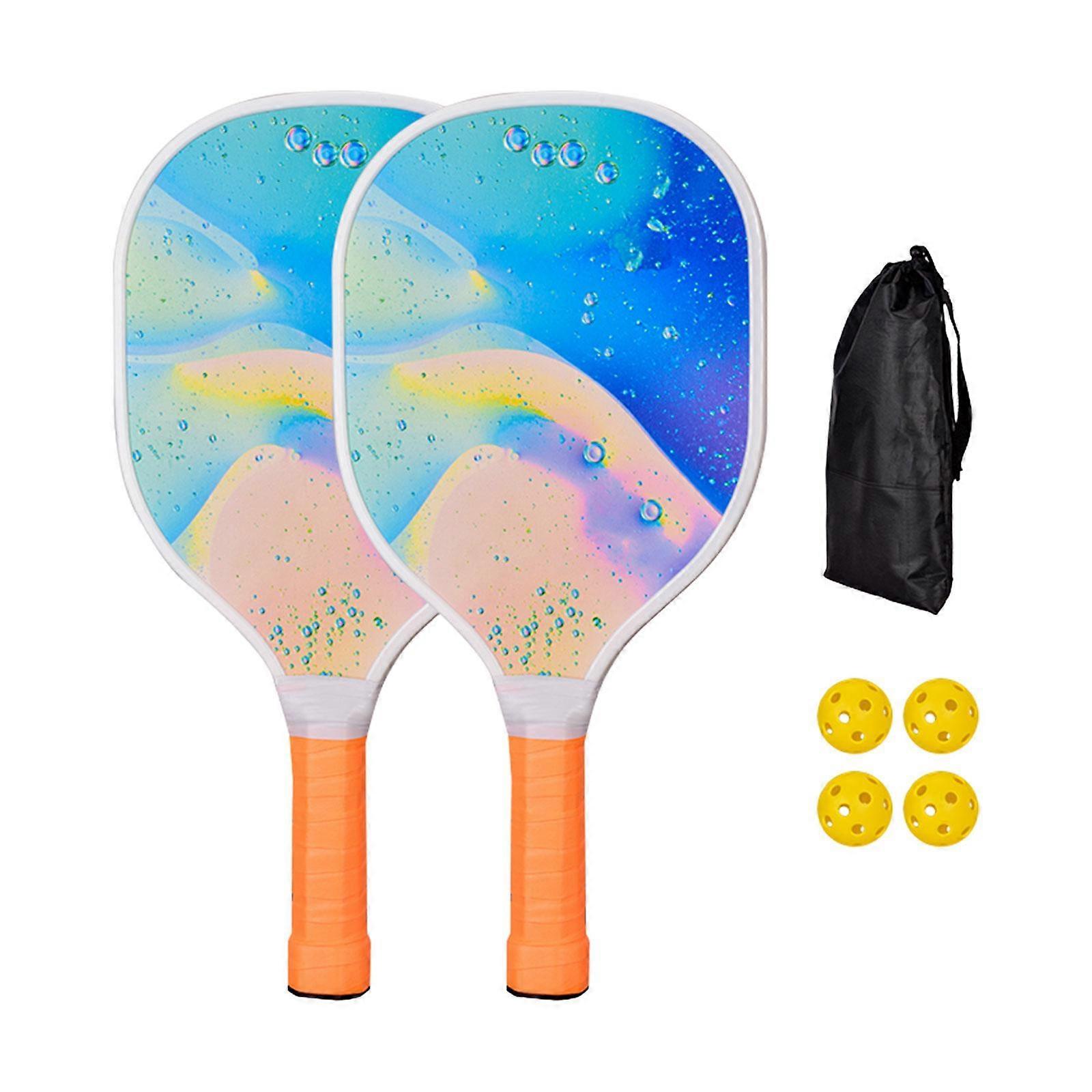 Pickleball Racket Set Pickleball Rackets 4 Balls Pickle Ball Racket for Advanced