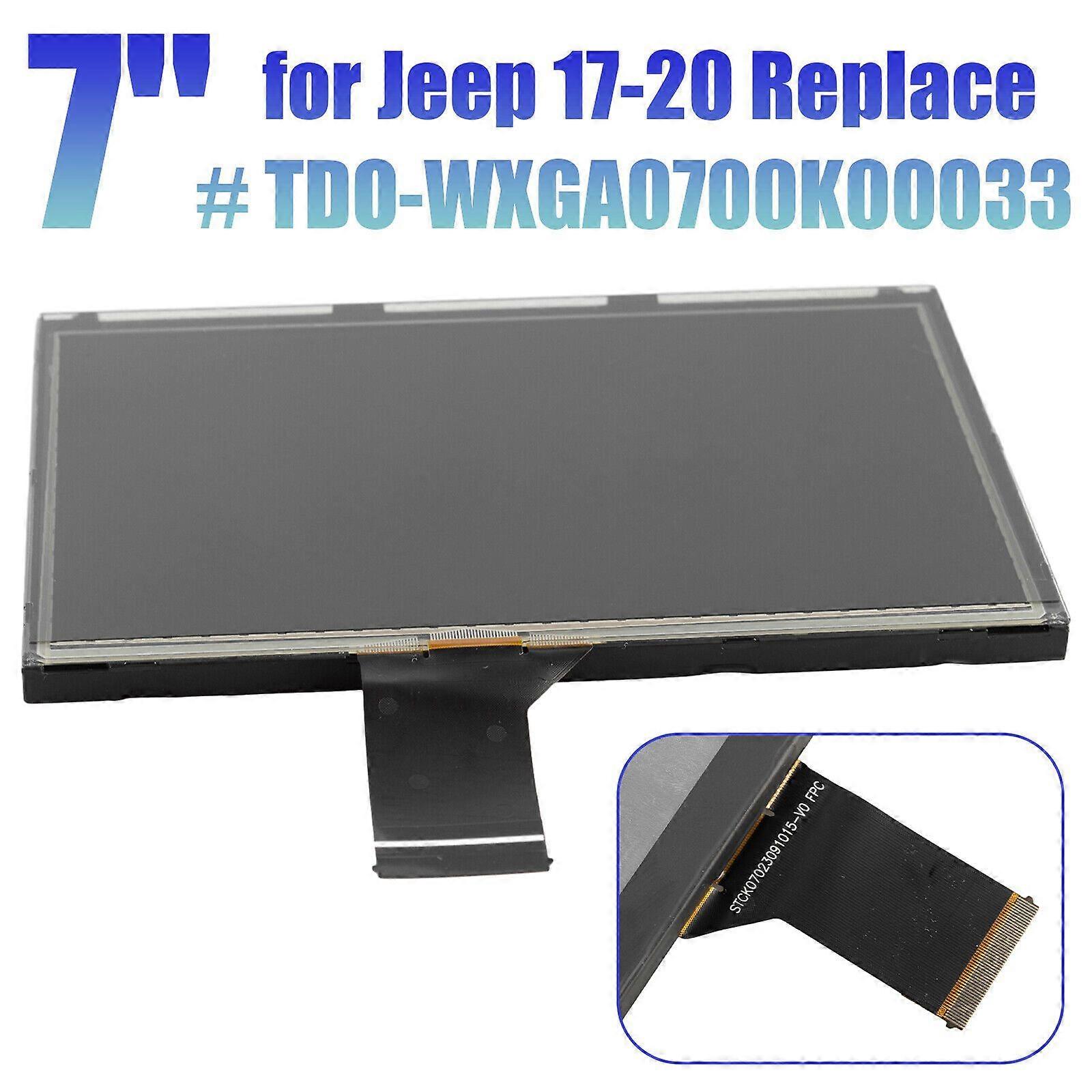 LCD W/ Touch Screen WXGA0700K00057~V1 For 2017~2020 JEEP Compass Renegade Radio No.32058