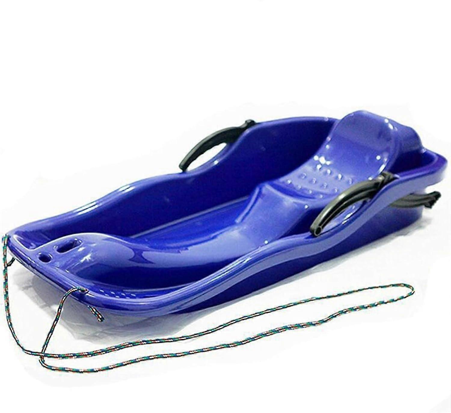 Slippery Racer Downhill Sprinter Flexible Kids Toddler Plastic Cold-resistant Toboggan Snow Sled With Pull Rope And Handles -25 Inch