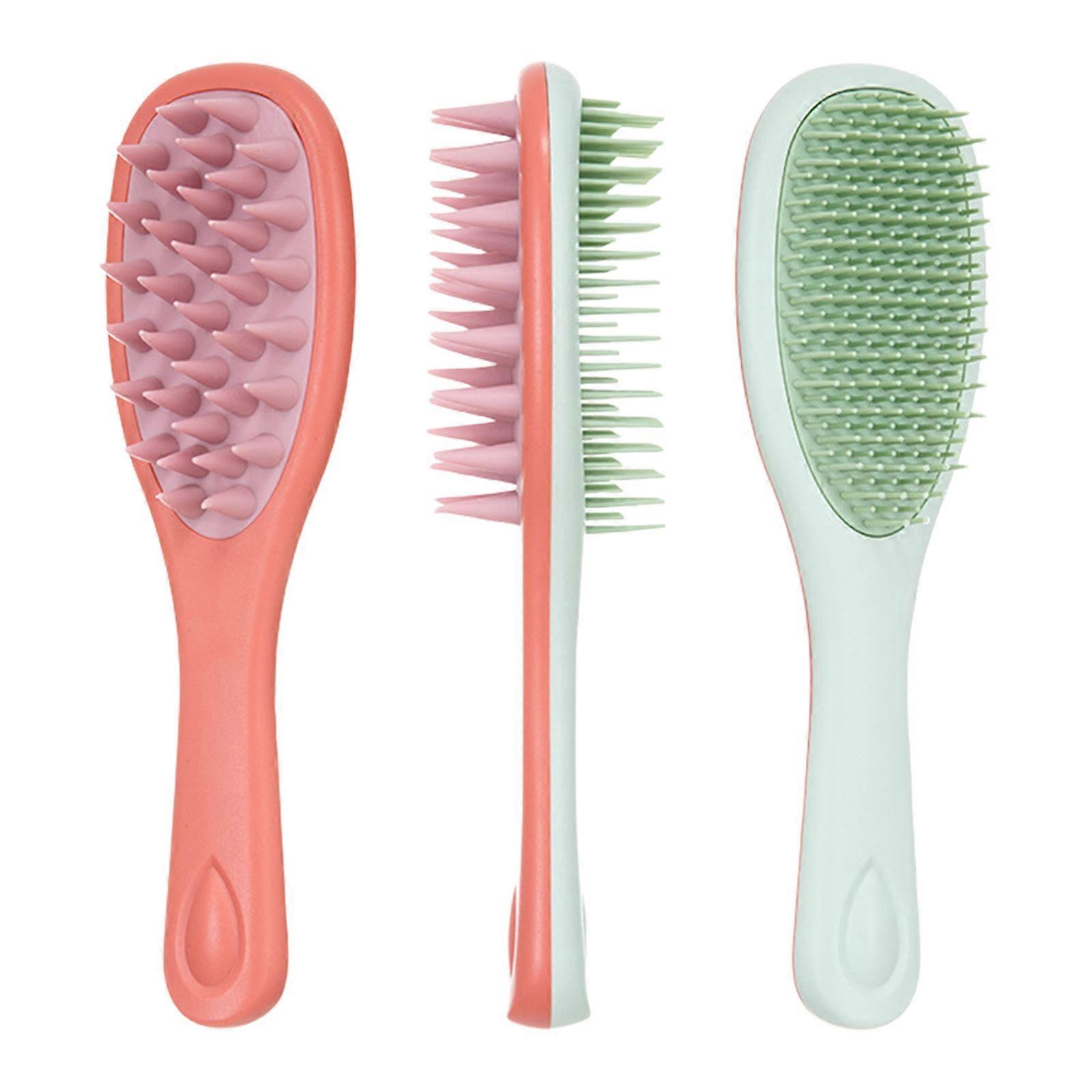 Long Handle Double Sided Comb for Easy Hair Detangling and Scalp Comfort Suitable for Various Hair Types