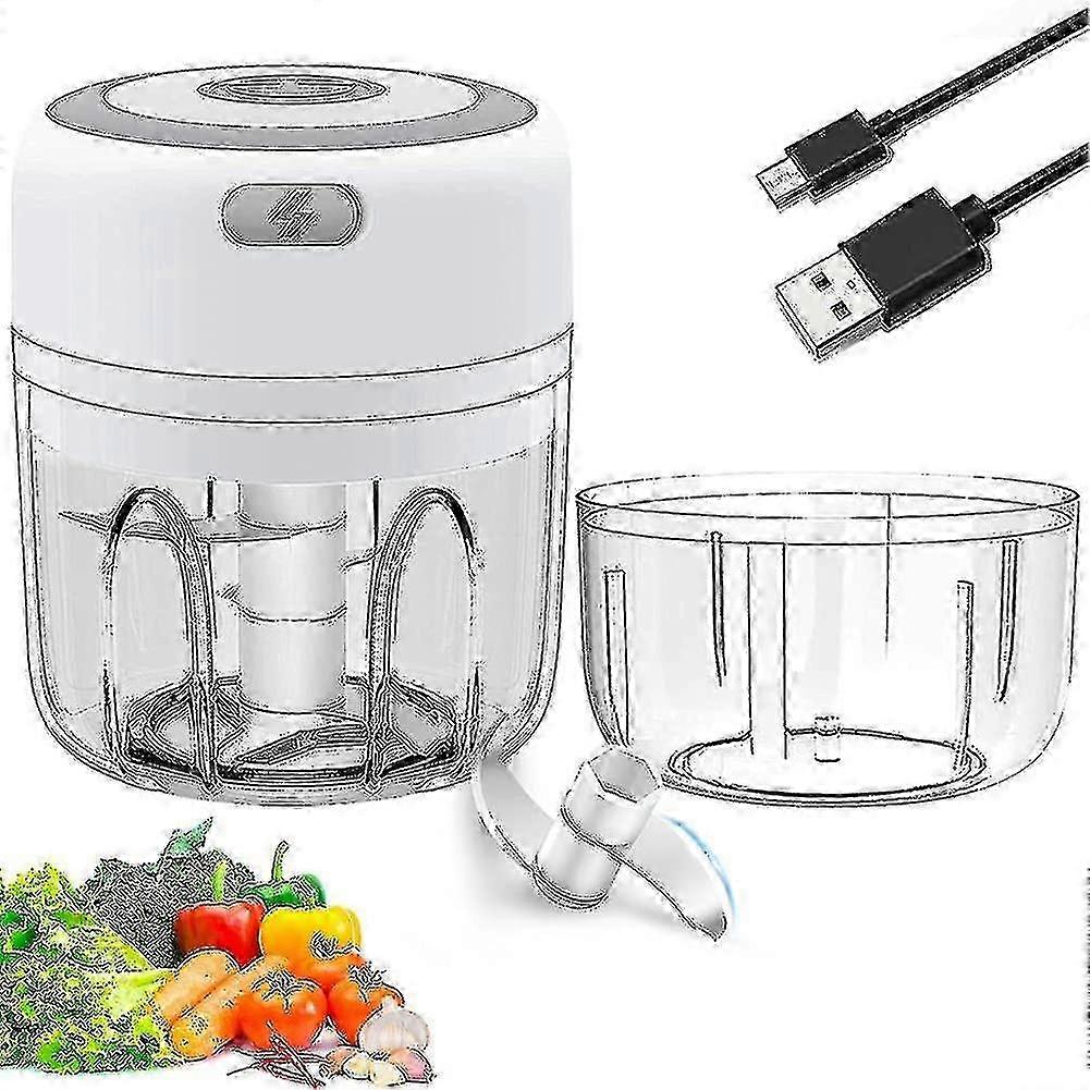 Wireless Electric Garlic & Onion Chopper - Effortless Cooking, Easy Clean Kitchen Tool