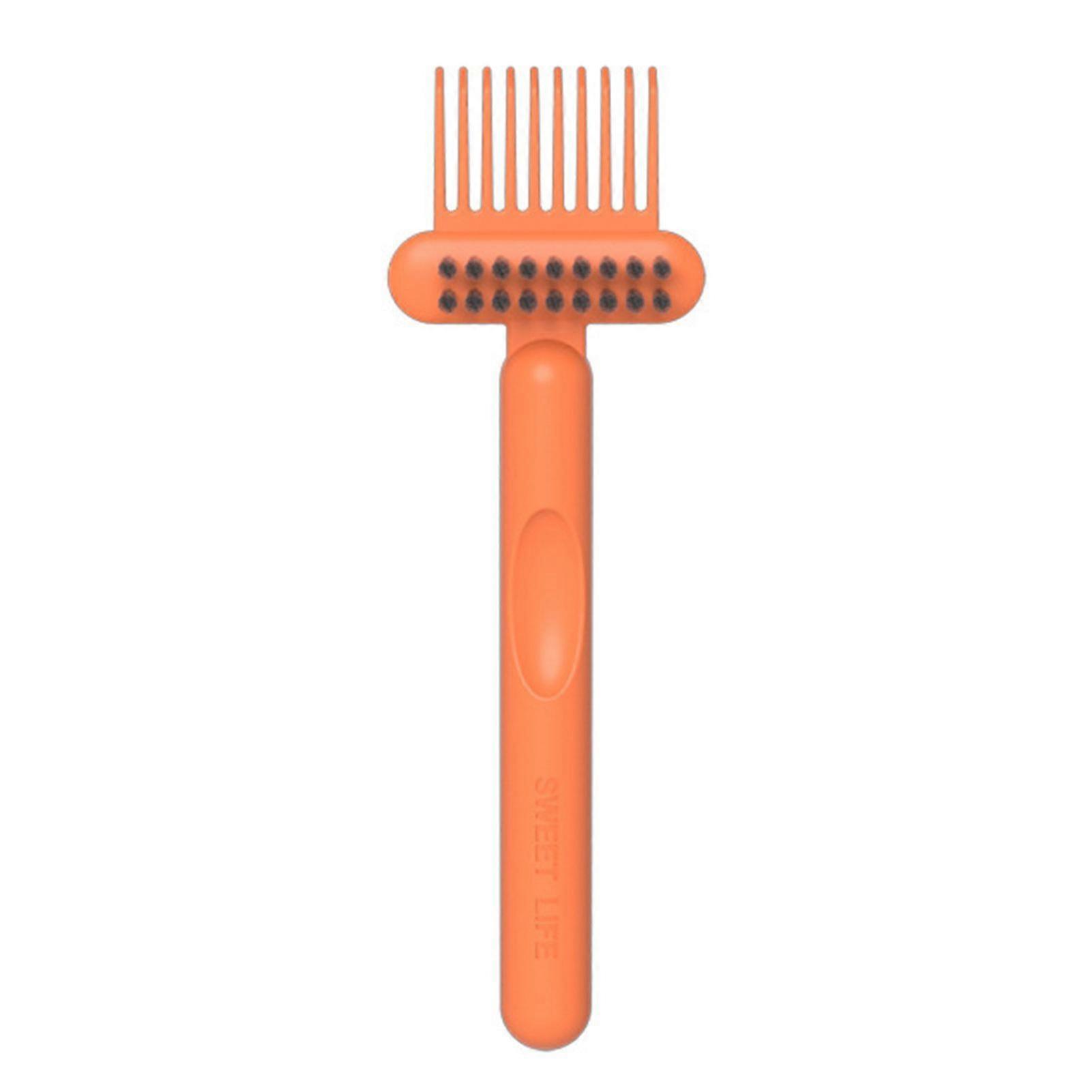 2 in 1 Hair Brush Cleaner Remover Tool Hair Brush Remover Rake for Removing Hair Dust for Home Salon Use