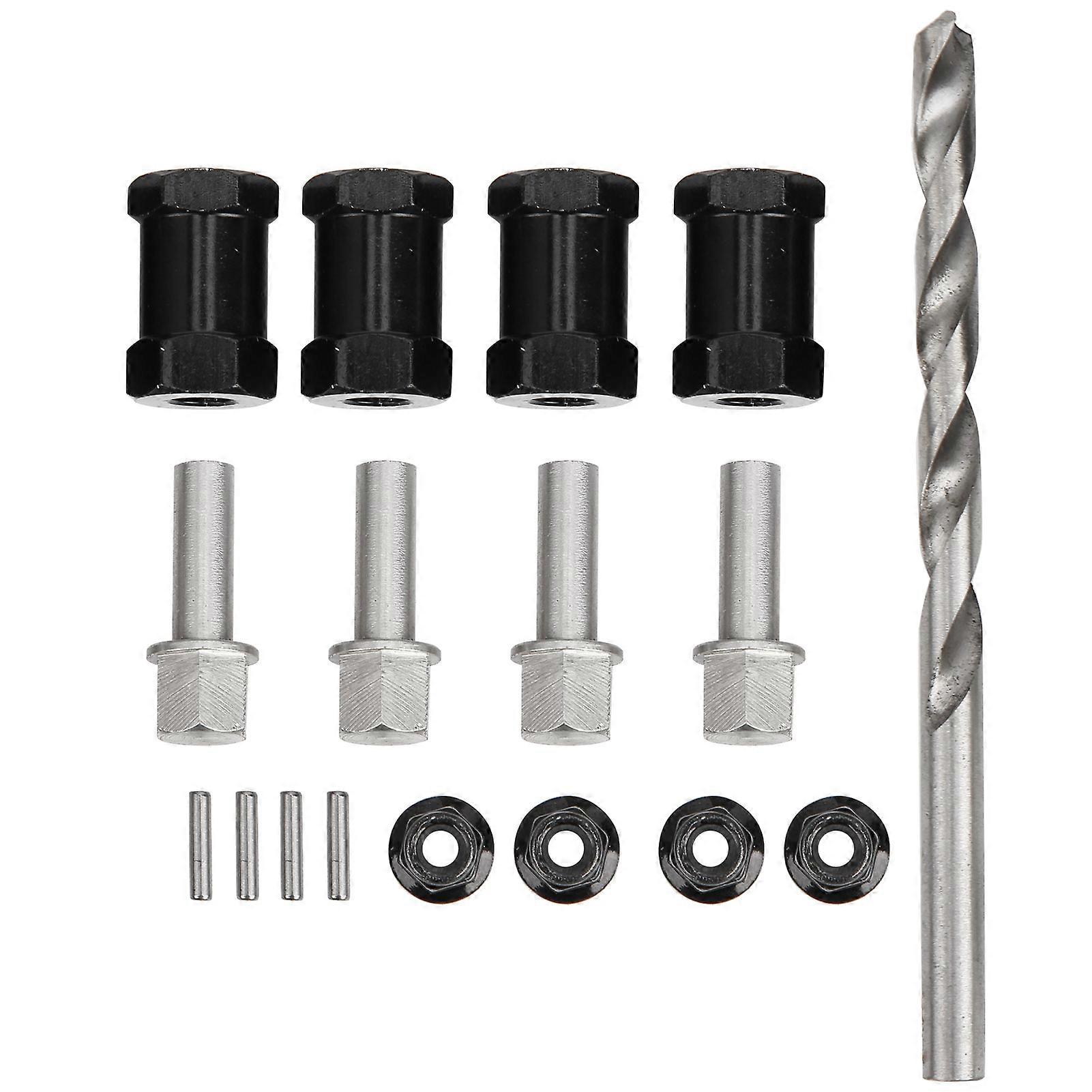 RC Lengthening Widening Coupler with 5.5mm Drill Bit Fit for SCX10/TRX4 1/10 RC Car
