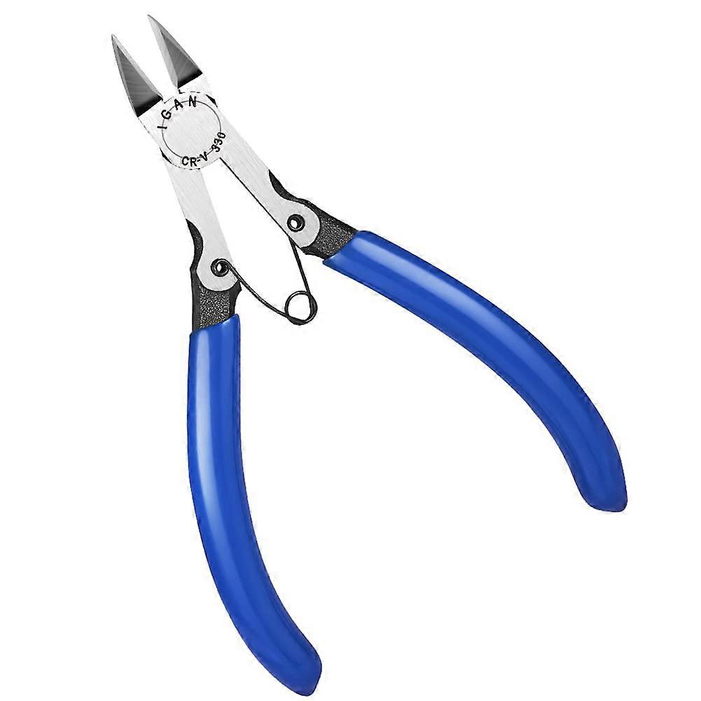 Precision Flush Cutters for Electronics, 5-Inch Stainless Steel, Ideal for Fine Wire Cutting and Trimming