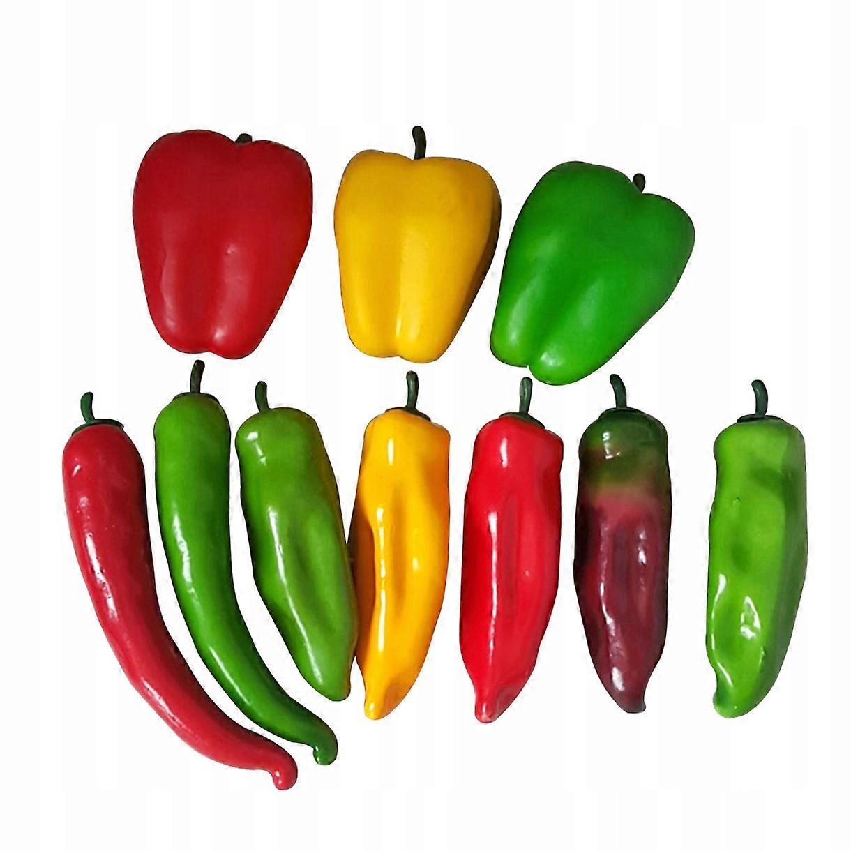 Set Of Artificial Peppers