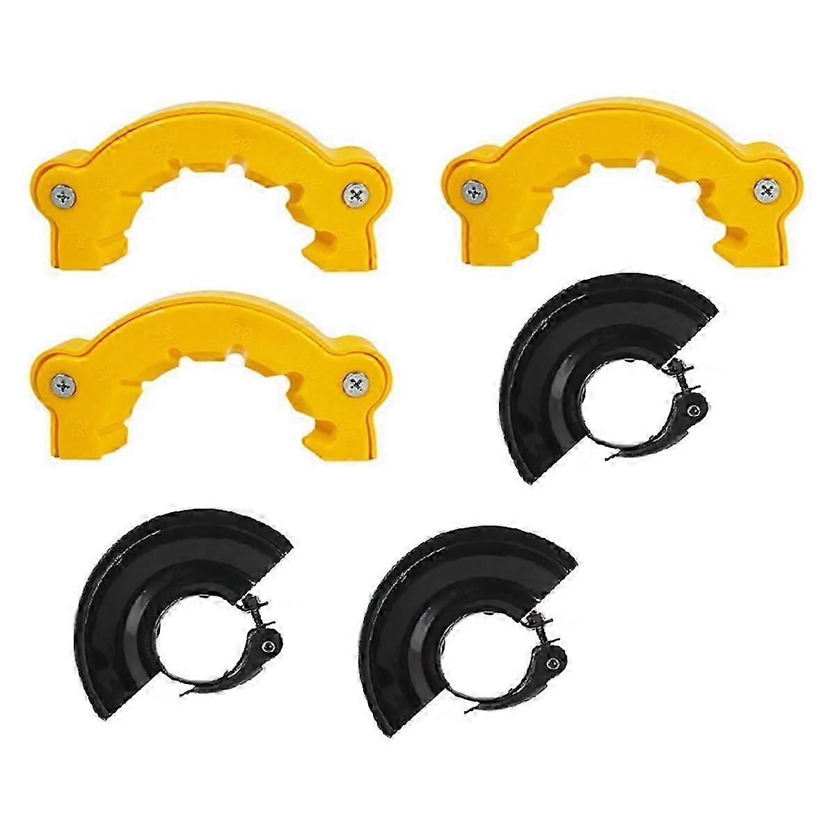 3 Sets Drill Bit Holder with Quick Release Guard for Angle Grinder Twist Drill Sharpener