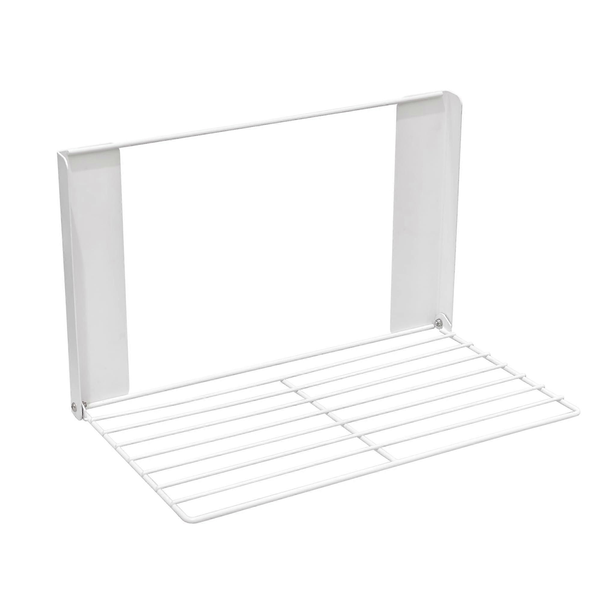 Clothes Drying Rack Magnetic Folding Shelf Mounts On Washing Machine Or Fridge Durable Folding Rack For Laundry Room