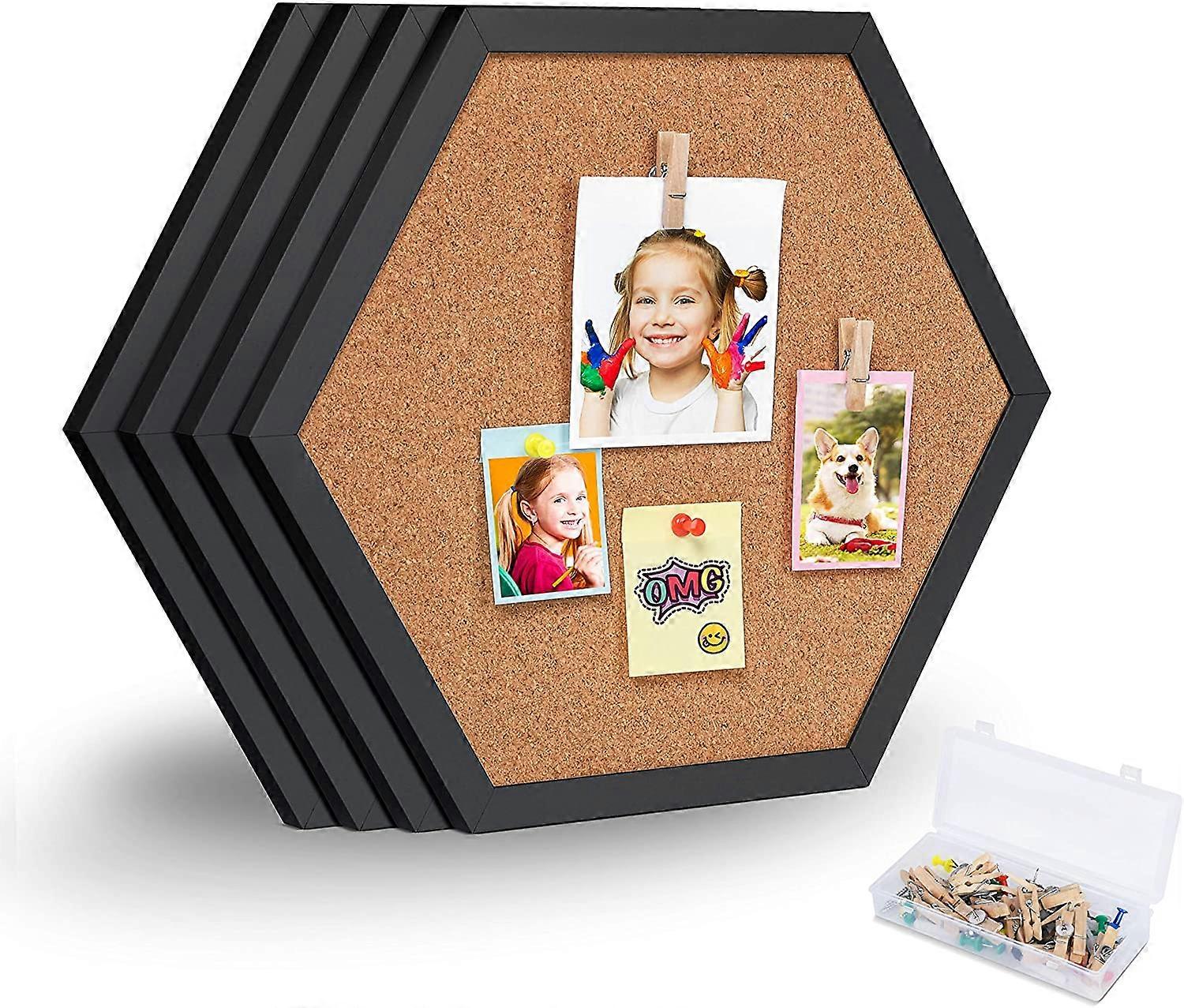 Decorative Cork Board, Hexagon Shape, Self-Healing