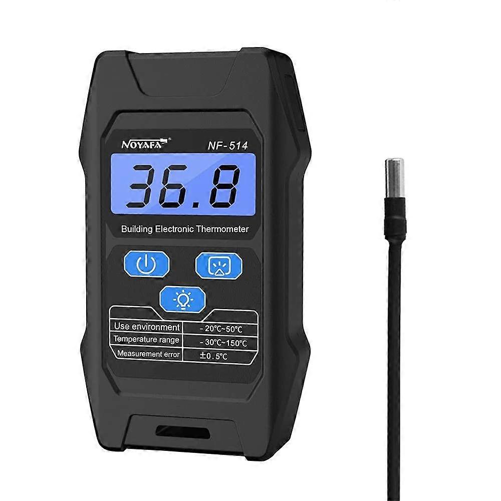 NF514 Electronic Temperature Meter for Buildings with Accuracy LCD Display Temperature Meter