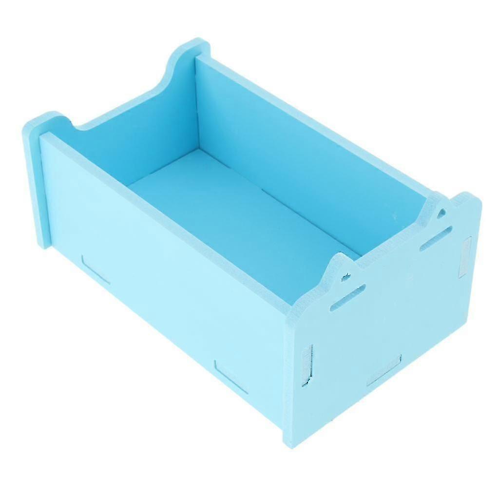 Small Animals Hamster Sauna Sand Bath Room Shower Bathing Pool Blue